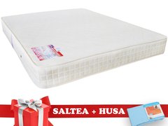 Set Saltea SuperOrtopedica Saltex 1400x1900 + Husa cu elastic